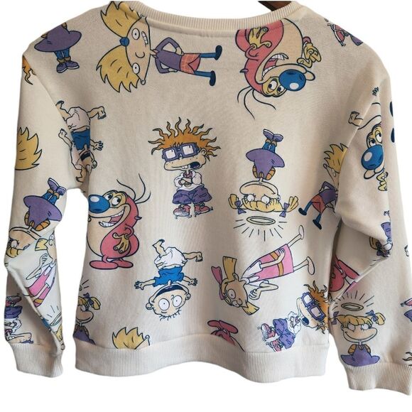 Nickelodeon 90's rugrats girl's sweatshirt size 10/12 - Picture 2 of 4